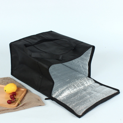 Bolso para llevar espesado no tejido del aislamiento de la torta portátil del bolso del refrigerador del papel de aluminio