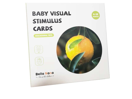 Plantas visuales recién nacidas Flashcards de los animales de las tarjetas del estímulo del bebé de Cutomized por 6-12 meses