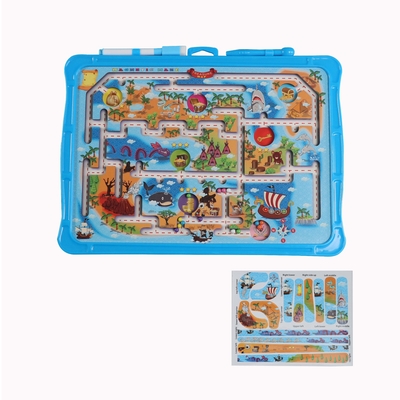 Playa magnética Eco EVA Plastic del océano de Maze Learning Toys With Pen del rompecabezas de Montessori