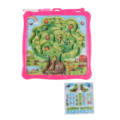 Color magnético Maze Puzzle Drawing Board Toy del manzano