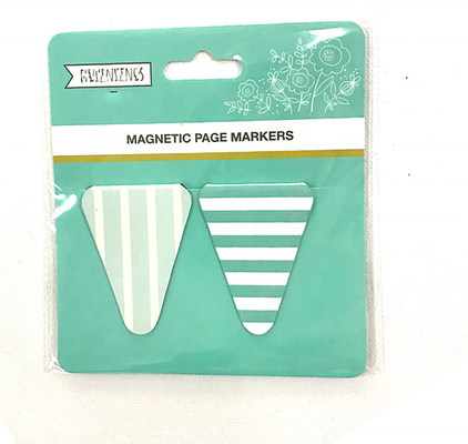 Marcador de la página de Mini Marks Triangle Magnetic Bookmark para la lectura del libro