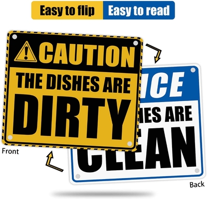 Etiqueta magnética fuerte de Clean Sign Dirty del lavaplatos de la cocina