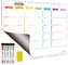 Calendario semanal magnético del planificador de Whiteboard para el refrigerador