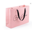 Bolsos de papel brillantes reciclados de la mercancía para las compras del regalo con el logotipo personalizado
