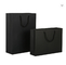 ODM Matte Lamination Paper Bag Packaging Logo Black Shopping Bag de encargo