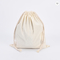 Pequeña bolsa colorida personalizada del lazo del bolso de la tela de algodón de la muselina
