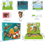 Forest Animal Jigsaw Puzzles Magnetic desconcierta para el preescolar para las edades de los niños 4-8 60pcs