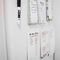 Refrigerador pegajoso personalizado de las libretas magnéticas florales del refrigerador para hacer la lista