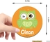 Búho animal Flip Sign Dishwasher Sticker Clean sucio limpio magnético del OEM sucio