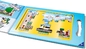 Carry Magnetic Jigsaw Puzzle Travel Toy Vehicle verde de 15 pedazos