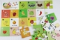 Los niños suelan juegos educativos del rompecabezas de la fruta del alfabeto